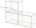 GUDEMAY Clear Stackable Plastic Storage Bins by HaveANiceDay
