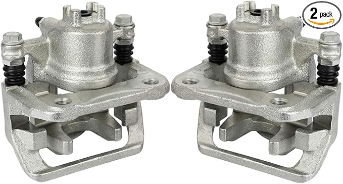 cciyu 19B6886 19B6887 Rear Left & Right Brake Calipers Assembly w/Bracket 2013-2018 For Acura For RDX,2012-2015 For Honda For Crosstour,2007-2016 For Honda For CR-V