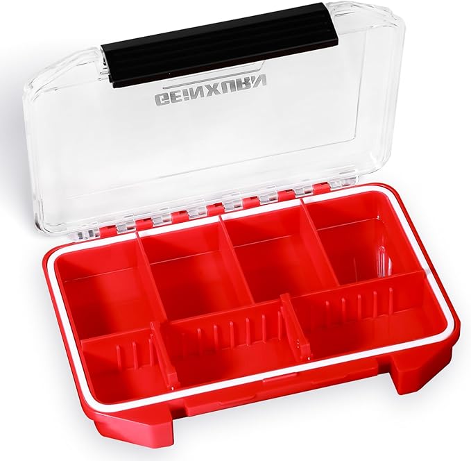 IPX4 Waterproof Small Storage Parts Organizer, Small Parts Case with Removable Dividers, Screwdriver Bit Set Box(2 Boxes)