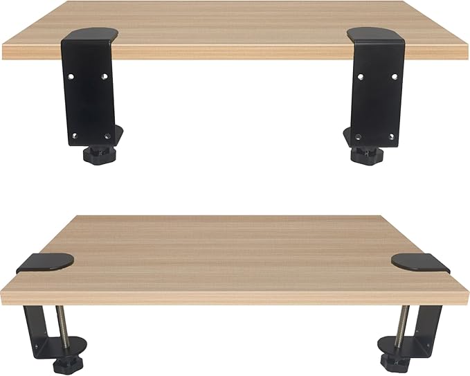 3 inch C-Clamp with Four Small Holes in the back, 4-Pack Adjustable Desk C Clamps for Range 0.35"~3.37", Versatile Clamp for Brake, Parts Assembly, Fastening, Welding, Woodwork, Metal Work