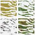 FINGERINSPIRE 3 Pcs Layered Tiger Stripe Camouflage Stencil 11.8x11.8 inch by FINGERINSPIRE