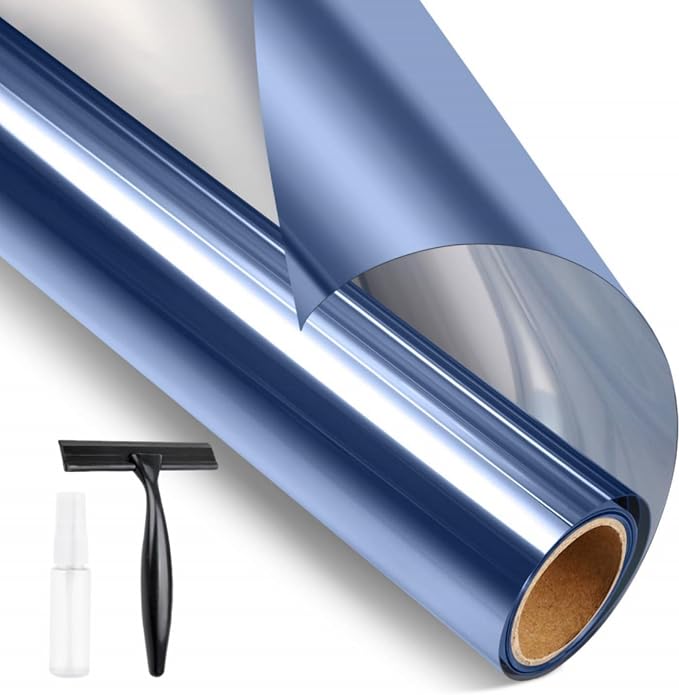 STATINT WINDOW FILMS Privacy One Way Mirror Glass Tint Heat Control Sun UV by STATINTWINDOWFILMS