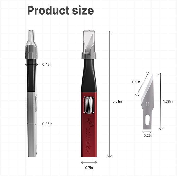 Precision Craft Knife Set for DIY, Modeling & Detail Cutting – Ergonomic - Image 6