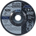 BHA Depressed Center Metal Grinding Wheels for Angle Grinders, 4” x 1/4” x 5/8” - 5 Pack