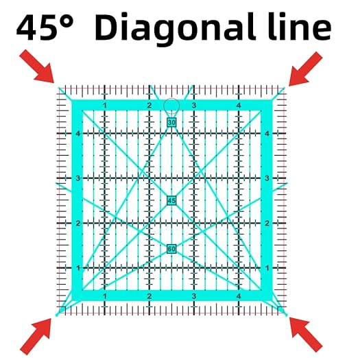 Quilting Rulers, 5 Quilting Square Rulers - Image 3