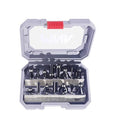 MNA Router Bits Set of 15 Pieces 1/4 Inch Shank, Tungsten Carbide 1/4" Router Bit Pro Kit, DIY Woodwork Tools, Carrying Case