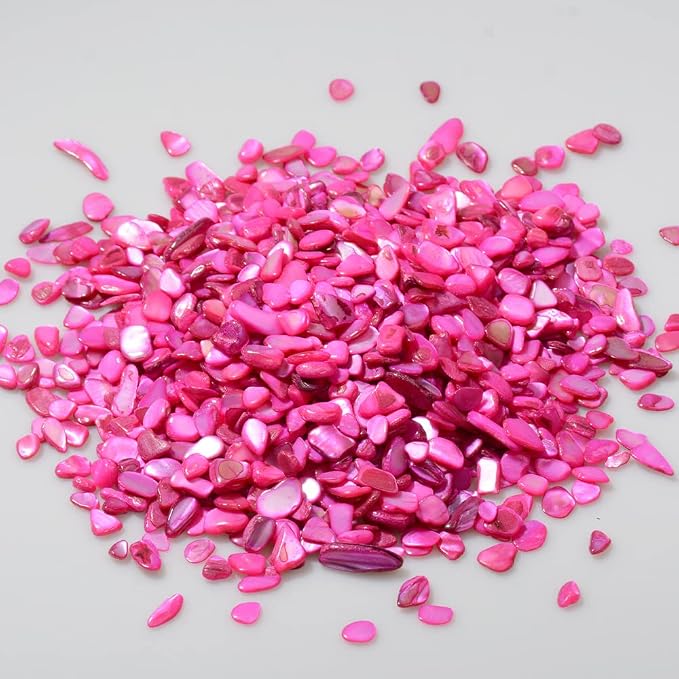 QICQDRAM Crushed Shells for Crafts About 1LB Small Natural Crushed Shells Bulk - Image 2
