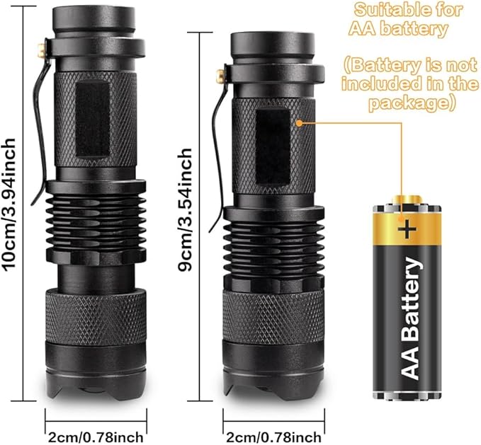 High Power 1 Mode Red LED Flashlight, Single Mode Red Flashlight, Night - Image 4
