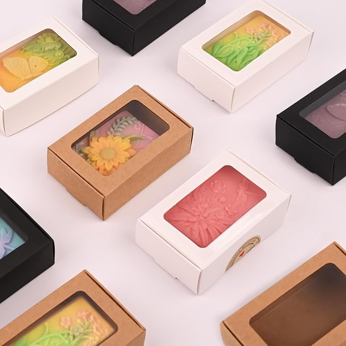 Moukiween 30 PCS Multicolour Soap Boxes - Image 4