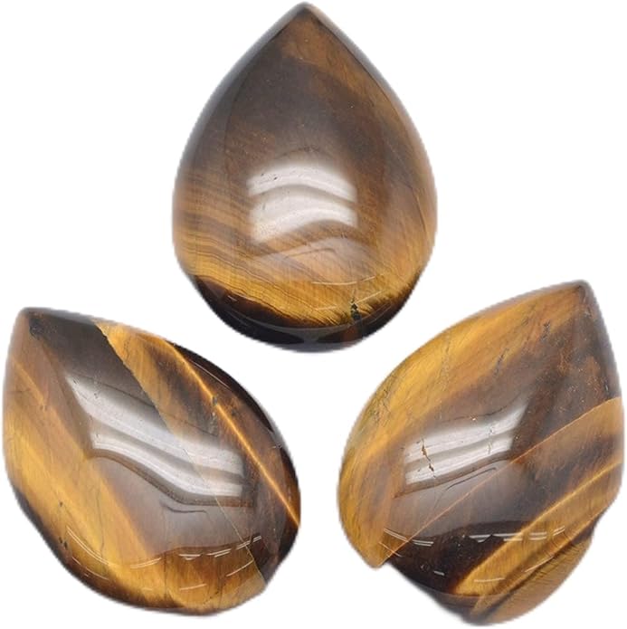 Fashewelry Natural Teardrop Flat Back Cabochons Beads by FASHEWELRY
