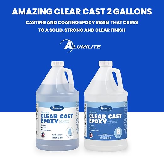 Alumilite Amazing Clear Cast Epoxy Resin Kit 2 Gallon - Image 2