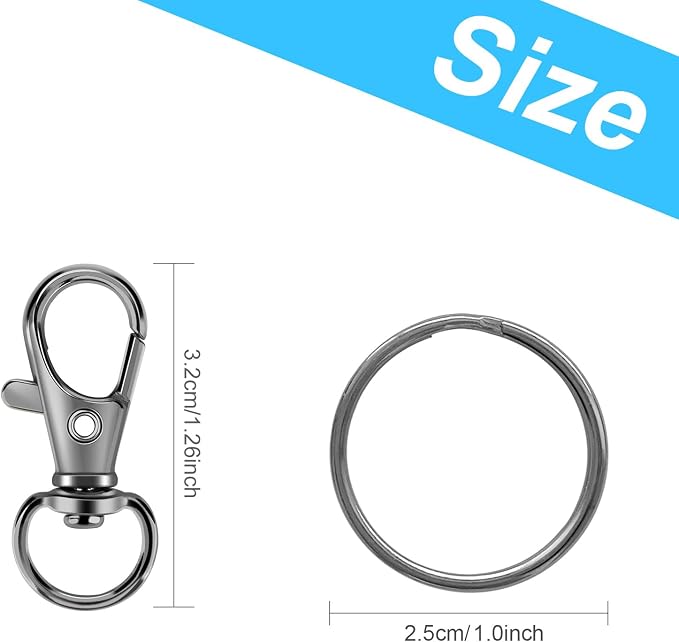 50PCS Metal Lobster Claw Clasp - Image 4