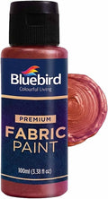 BLUEBIRD Fabric Paint Iridescent Autumn Red by BluebirdArts