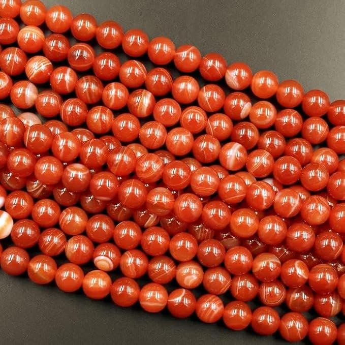 Zenkeeper 108 Pcs Carnelian Beads - Image 4