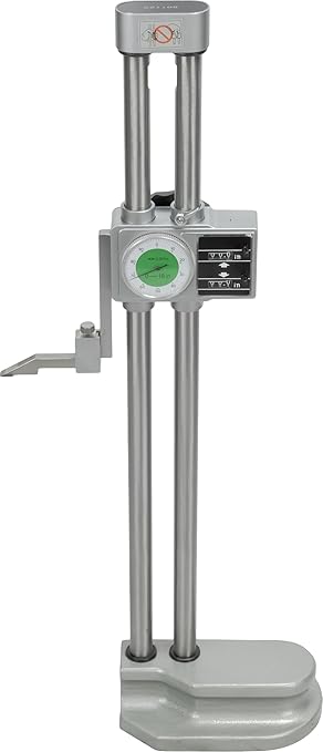 CME Dual Beam Dial Height Gauge with Carbide-Tipped Scriber, 0 to 18" Measurement Range, ±0.002" Accuracy