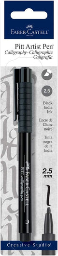 A.W. FABER CASTELL USA FC800073T FC800073 Pitt Calligraphy 2Mm Blk Bc by Faber-Castell
