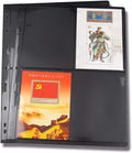 MUDOR Stamp Pages for Stamp Collection Album Binder Book, 10 Sheet 4 Grids | by MUDOR