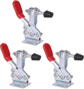 Accessbuy Toggle Clamp Heavy Duty Large Hold Down Clamp 225D 500Lbs Holding Capacity Antislip Horizontal Quick Release Clamp (3Pack)