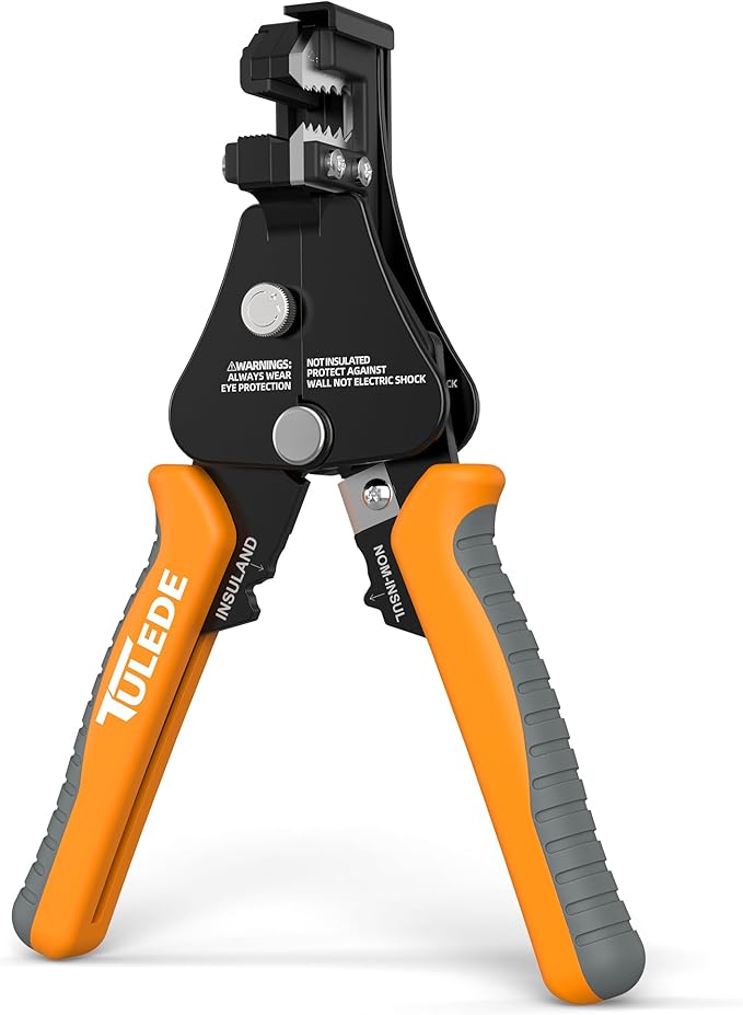 Automatic Wire Stripper, 3 in 1 Stripper/Cutter/Crimping Heavy Duty Multi-function Wire Strippers Tool for 8-18 AWG Electrical Wire, 7 Inch