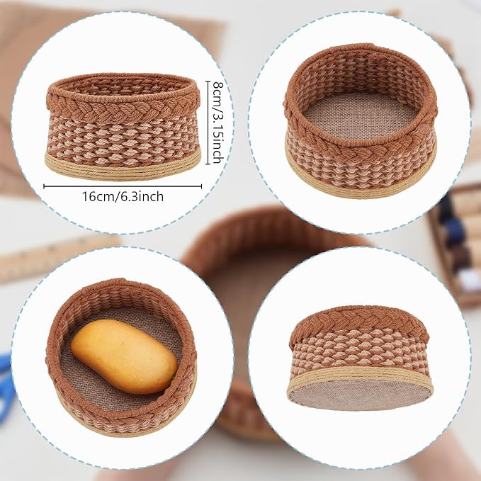ACRNIGHEET Macrame Basket Weaving kit Weaving Kit - Image 3