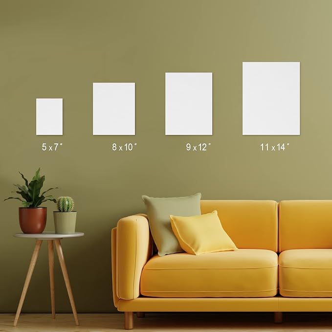 PHOENIX 24 Pack Canvases for Painting - Image 6
