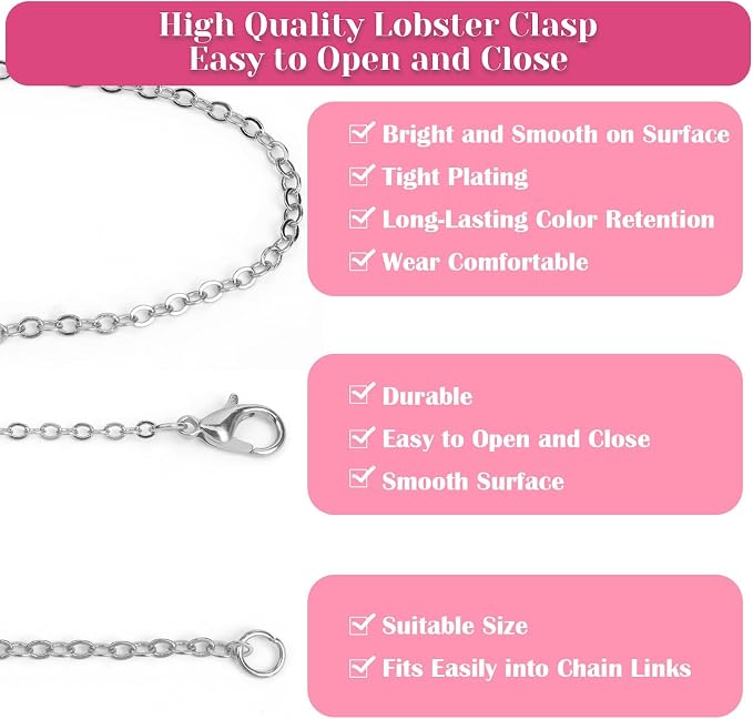 selizo Chains for Jewelry Making, 60ft Jewelry Making Chains for Necklace - Image 4
