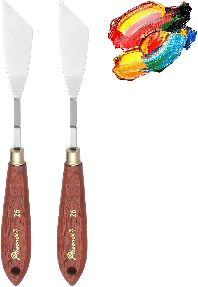 MECCANIXITY Pack of 2 Palette Knife No.26, 7.2" Long by MECCANIXITY