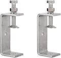 2 Pack 304 Stainless Steel C Clamps with 85mm/3.35" Stable Wide Jaw Opening Tiger Clamp for Woodworking Welding Construction Household Mount