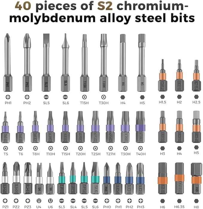 ratchet screwdriver set, magnetic screwdriver set, DIY combination soft shaft, suitable for furniture assembly, electrical maintenance, bicycle tools