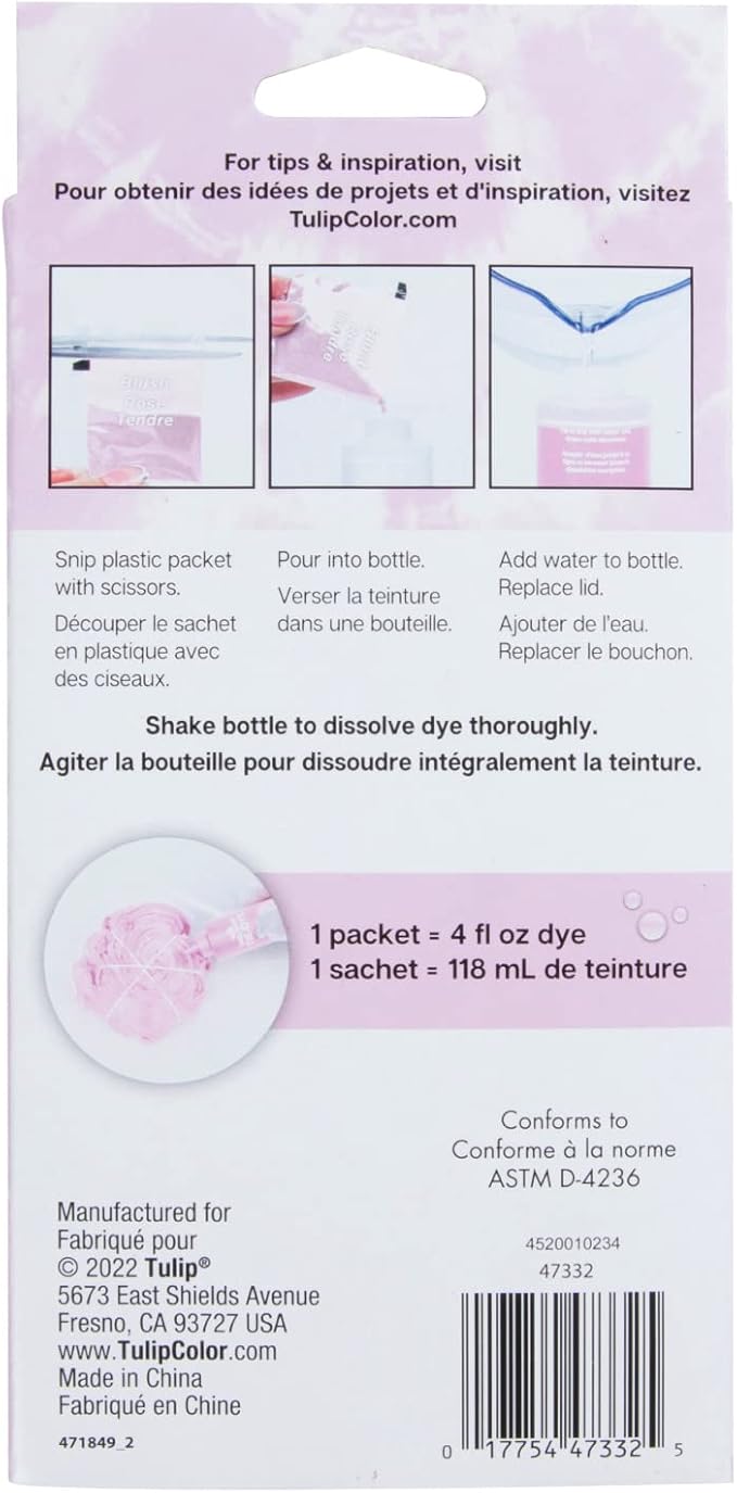 Tulip One-Step Tie-Dye Kit, 3 Fabric Dye Refill Packs - Image 6