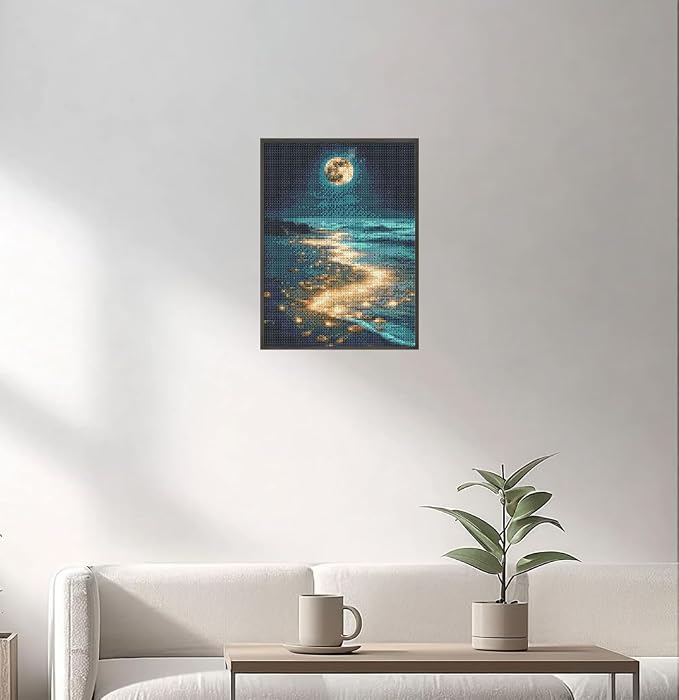 Naykow Moonlit Beach Diamond Painting Kits - Image 4