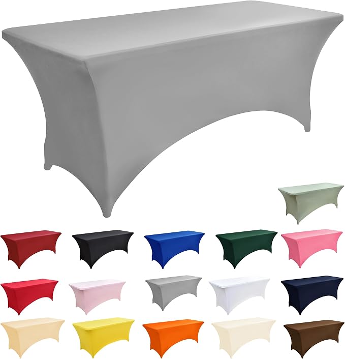 109 2-Pack 4ft Spandex Table Covers - Image 3