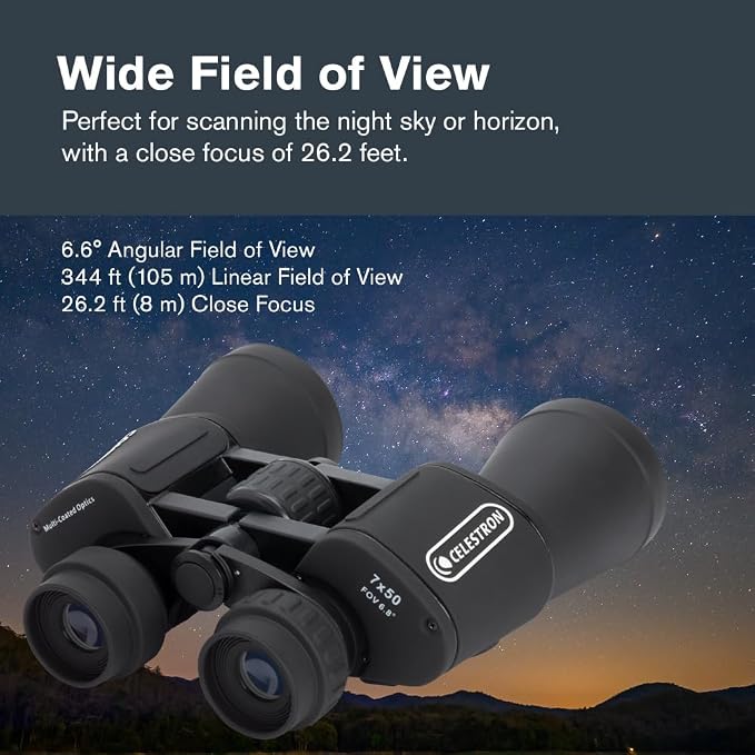 Celestron - Cometron 7x50 Astronomy Binoculars – Entry-Level - Image 5