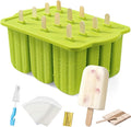 Popsicles Molds, MEETRUE 12 Pieces Silicone Popsicle Molds Easy-Release by MEETRUE