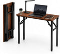 Frylr Small Folding Computer Desk – Portable 35.8 Inch Foldable Laptop Table by Frylr