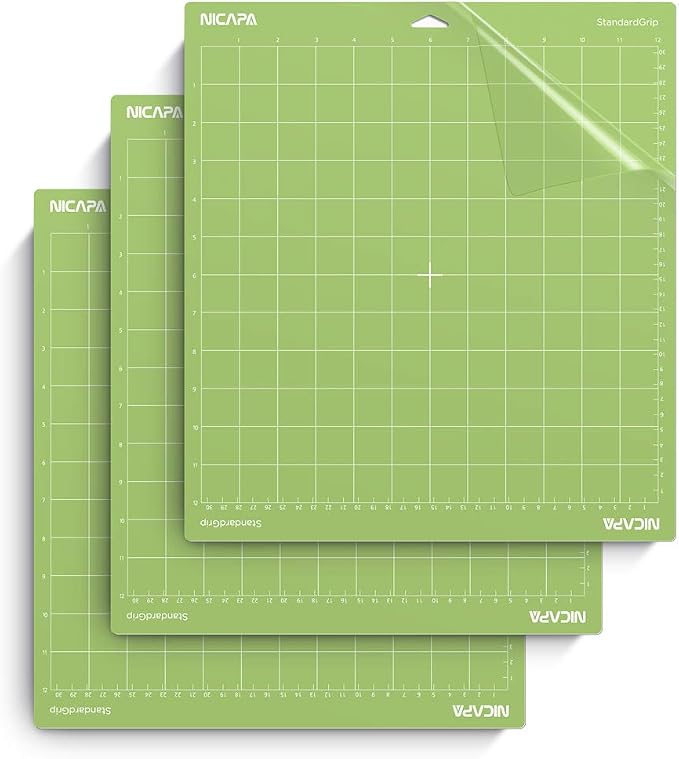 12x12 inch Standard Grip Cutting Mat by NICAPA