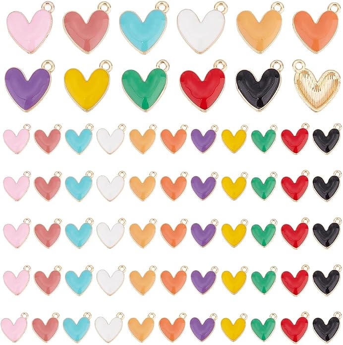 PH PandaHall Heart Pendart Charms by PHPandaHall