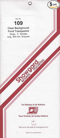 Strip Style Clear Stamp Mounts Size 109 by Showgard