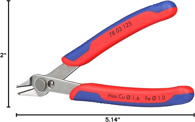 KNIPEX Tools 78 03 125 Electronics Super Knips - Image 4