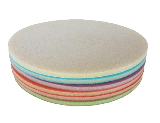 Starcke Abrasilk 6 Inch Auto Body Hook and Loop Sanding Discs (Multi Grit, 10 Pack)