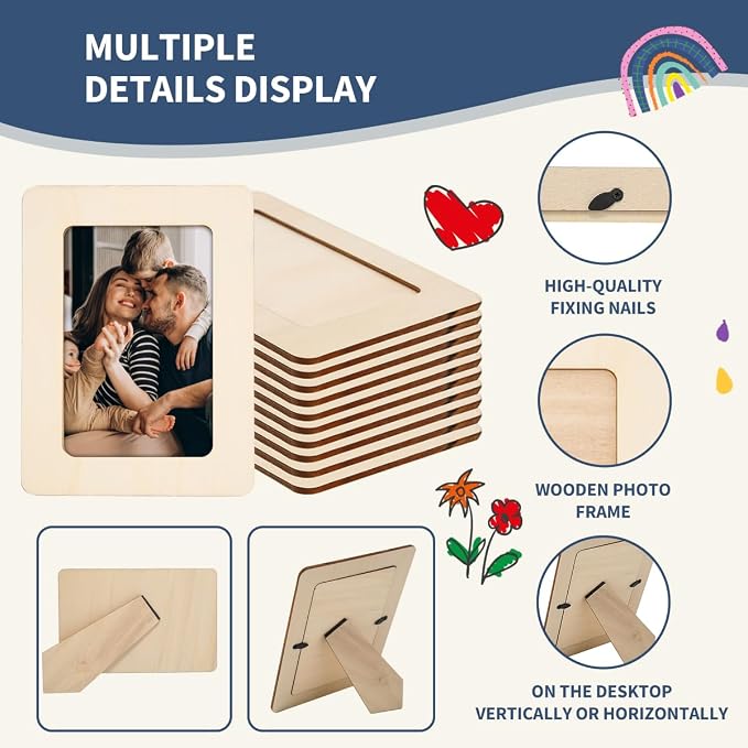 zjdbset Picture Frame Painting Craft Kit - Image 4
