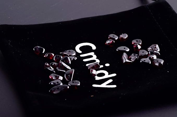 Natural Chip Stone Beads 5-8mm Garnet About 400 Pieces Irregular Gemstones - Image 2