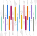 Clay Tools 18PCS Air Dry Clay Double-Ended Tool Kit Plastic Clay Sculpting by Unknown