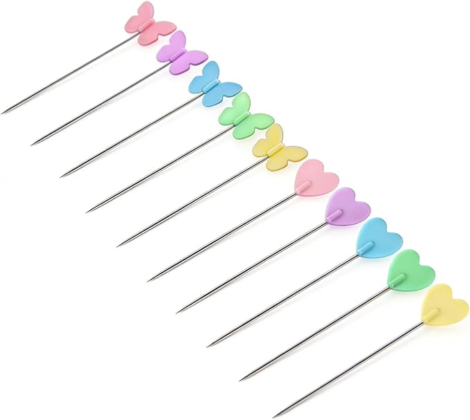 Elisel 200 pcs Multicolor Straight Pins Straight Quilting Pins Craft - Image 3
