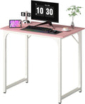 PayLessHere | 32 Inch Computer Desk | Pink | Office Desk by PayLessHere