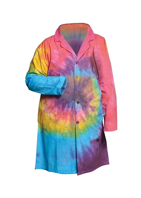 United Scientific LBCTMD Tie Dye Lab Coat by Unknown