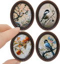 iLAND 1/12 Scale Accessories, 4 Dollhouse Picture Frames w/ 4 Paintings by ILANDTradingCoLtd