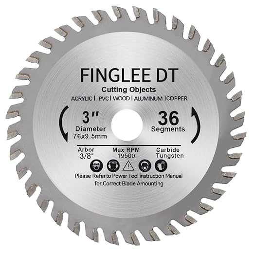 Wood Saw Blade TCT Circular Cutting Blade for Woodworking ((1pc(36T/10MM)))