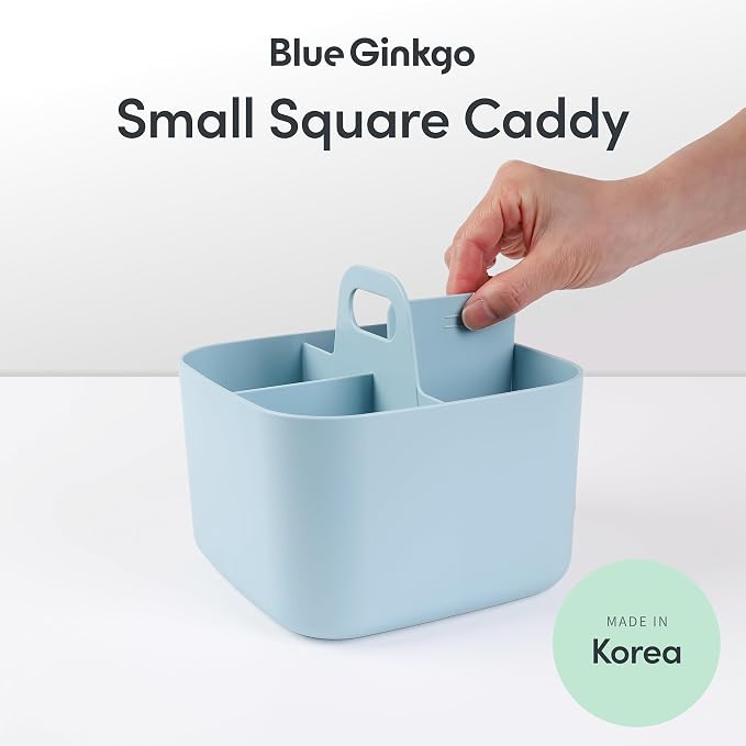 BLUE GINKGO Stackable Organizer Caddy, Made in Korea | Portable. Adjustable. - Image 2