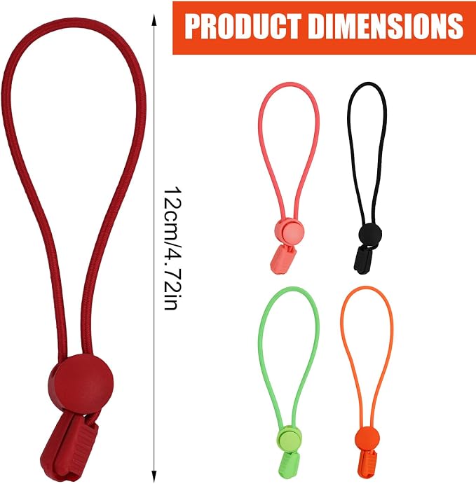 6pcs Clay Bag Ties, Adjustable Elastic Pottery Clay Bag Ties Ceramic Tool Strap - Image 2